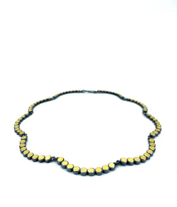 Scalloped Gold Necklace